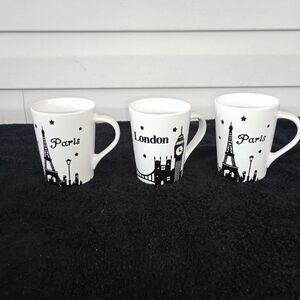 3 Signature coffee mugs